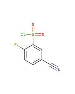 Astatech 5-CYANO-2-FLUOROPHENYLSULFONYL CHLORIDE; 5G; Purity 95%; MDL-MFCD18394026